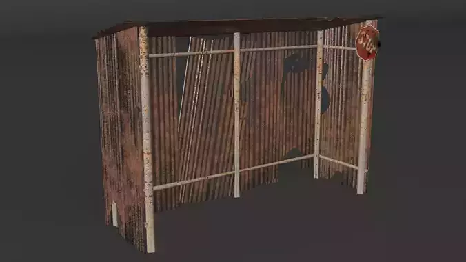 passenger cabin stall 3d model