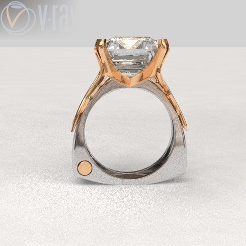 Laurel wreath ring - original 3D print model_5