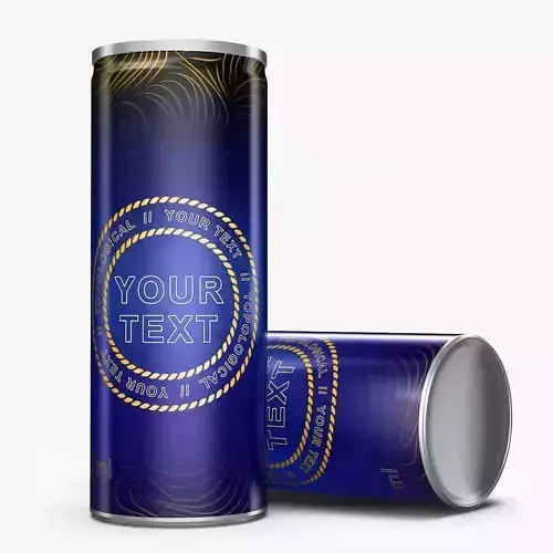 beverage can 3D model