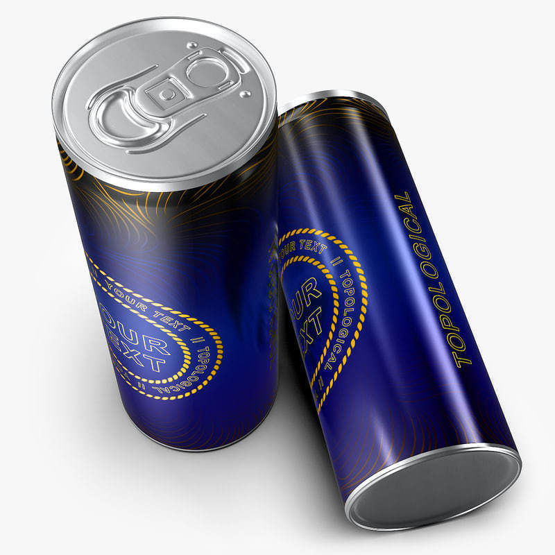 beverage can 3D model_1