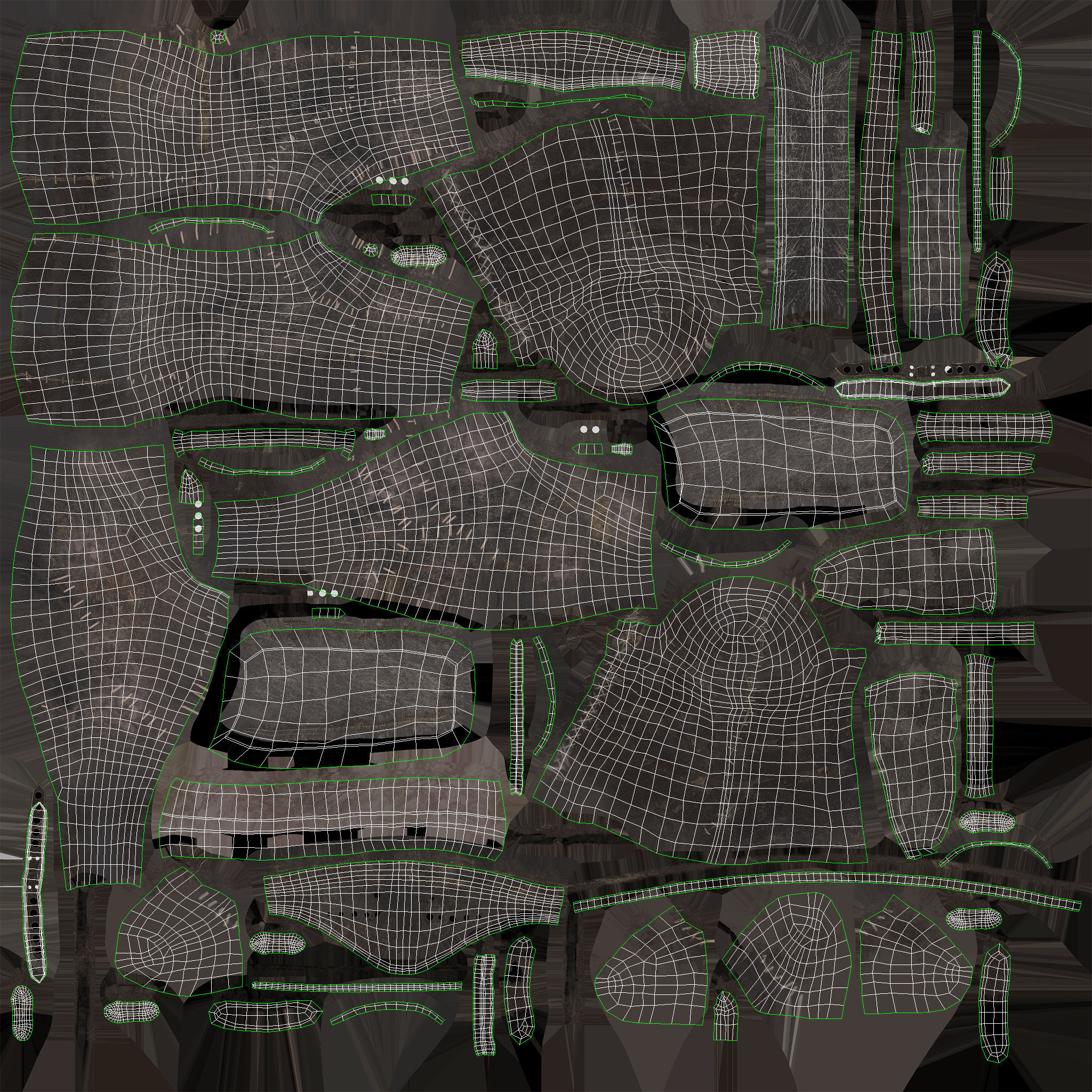 Orc warrior Low-poly 3D model_18