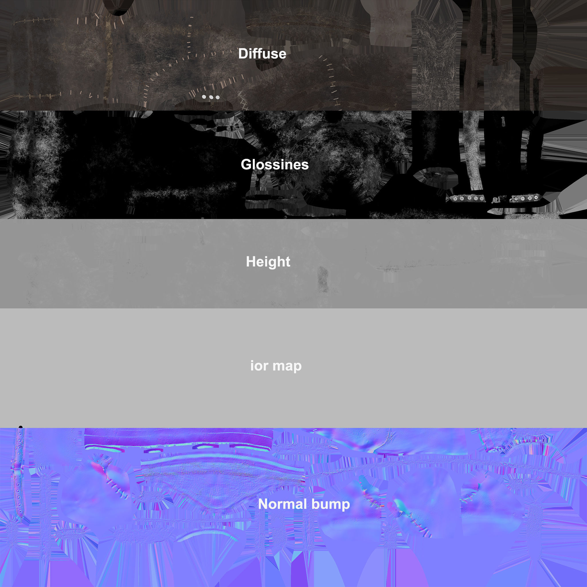 Orc warrior Low-poly 3D model_24