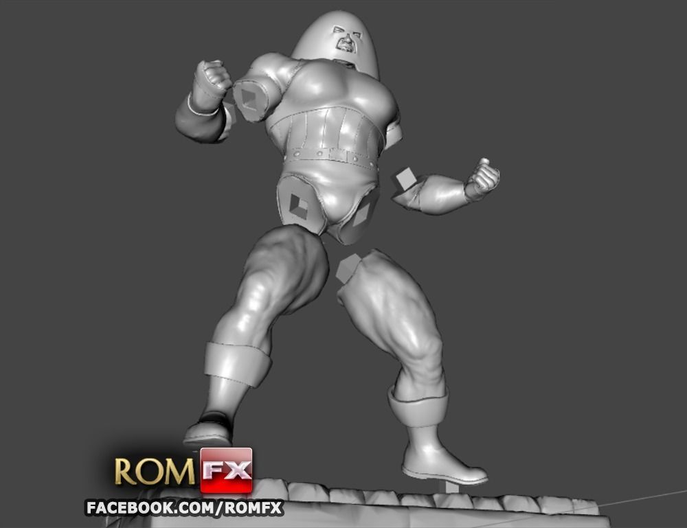 Unstoppable Colossus - Might Action Figure 3D print model_13