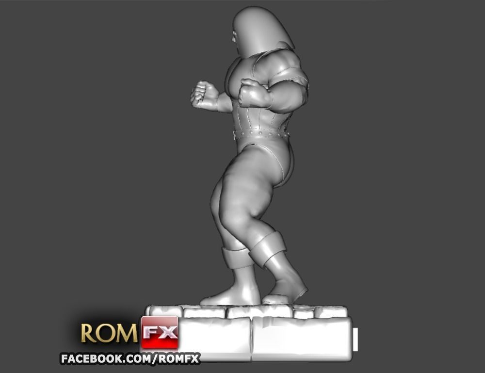 Unstoppable Colossus - Might Action Figure 3D print model_3