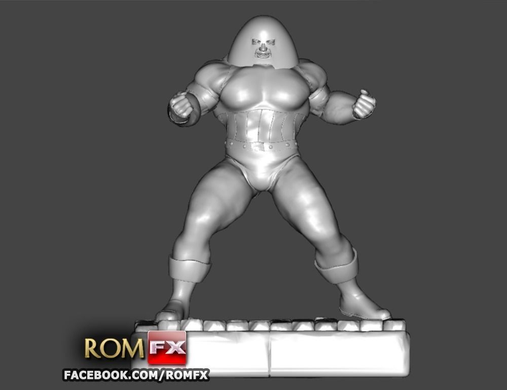 Unstoppable Colossus - Might Action Figure 3D print model_2