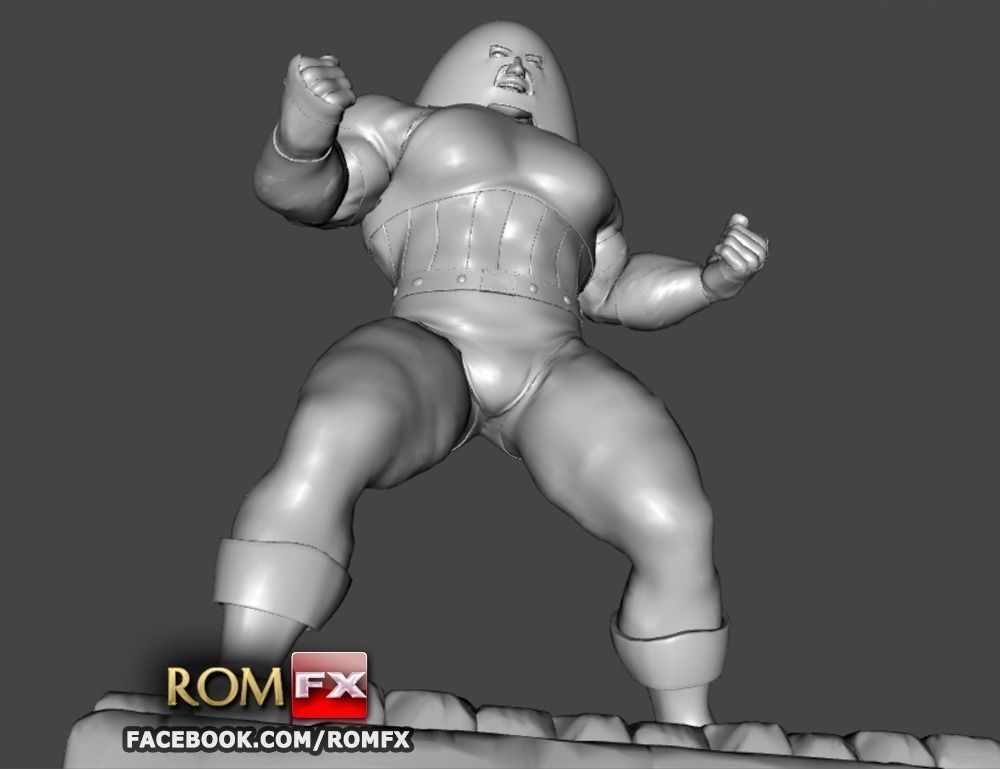 Unstoppable Colossus - Might Action Figure 3D print model_8