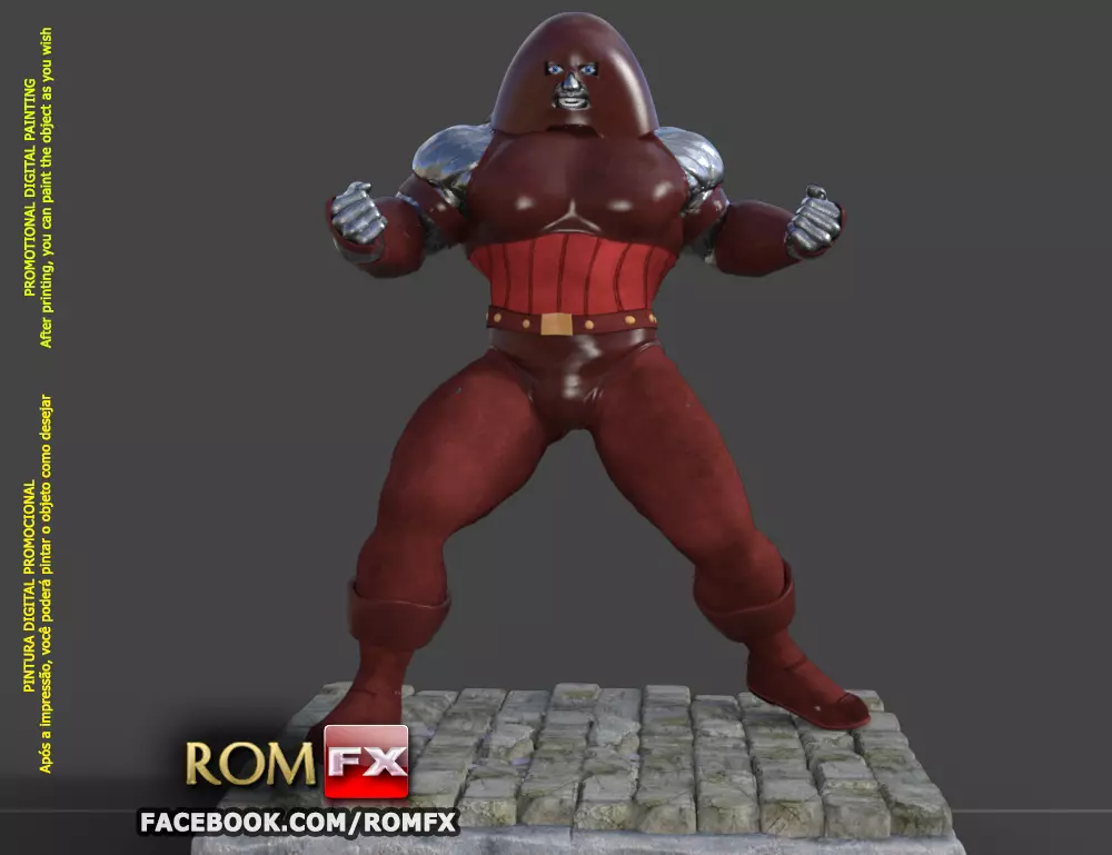 Unstoppable Colossus - Might Action Figure 3D print model_0