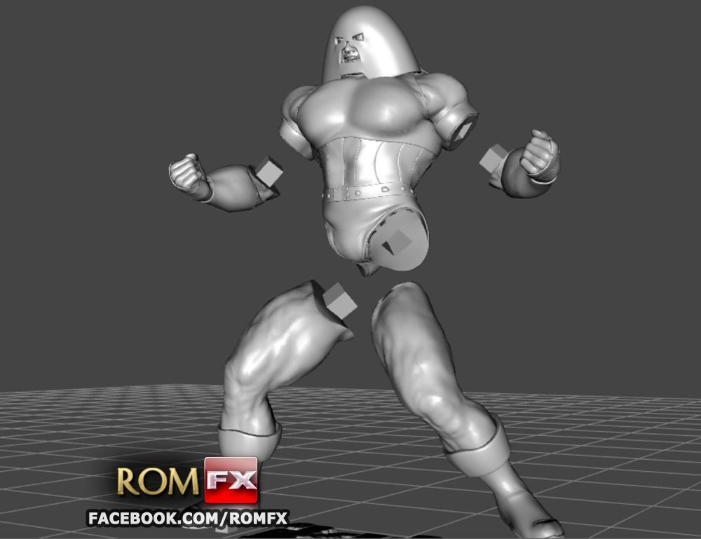Unstoppable Colossus - Might Action Figure 3D print model_14