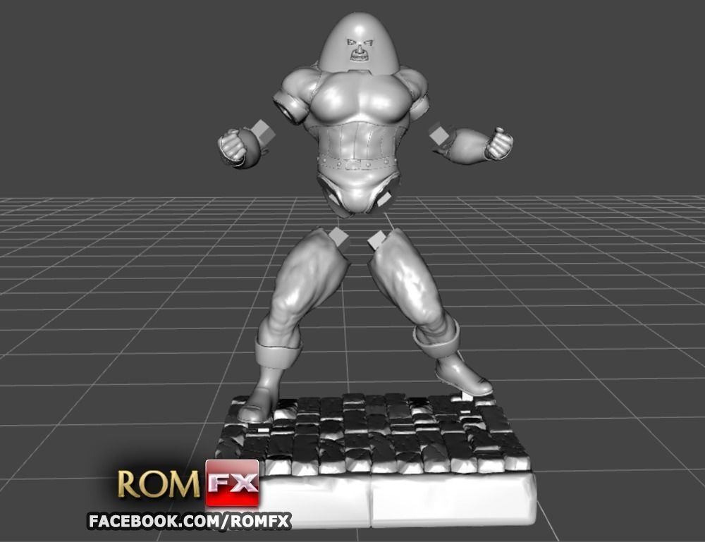 Unstoppable Colossus - Might Action Figure 3D print model_1