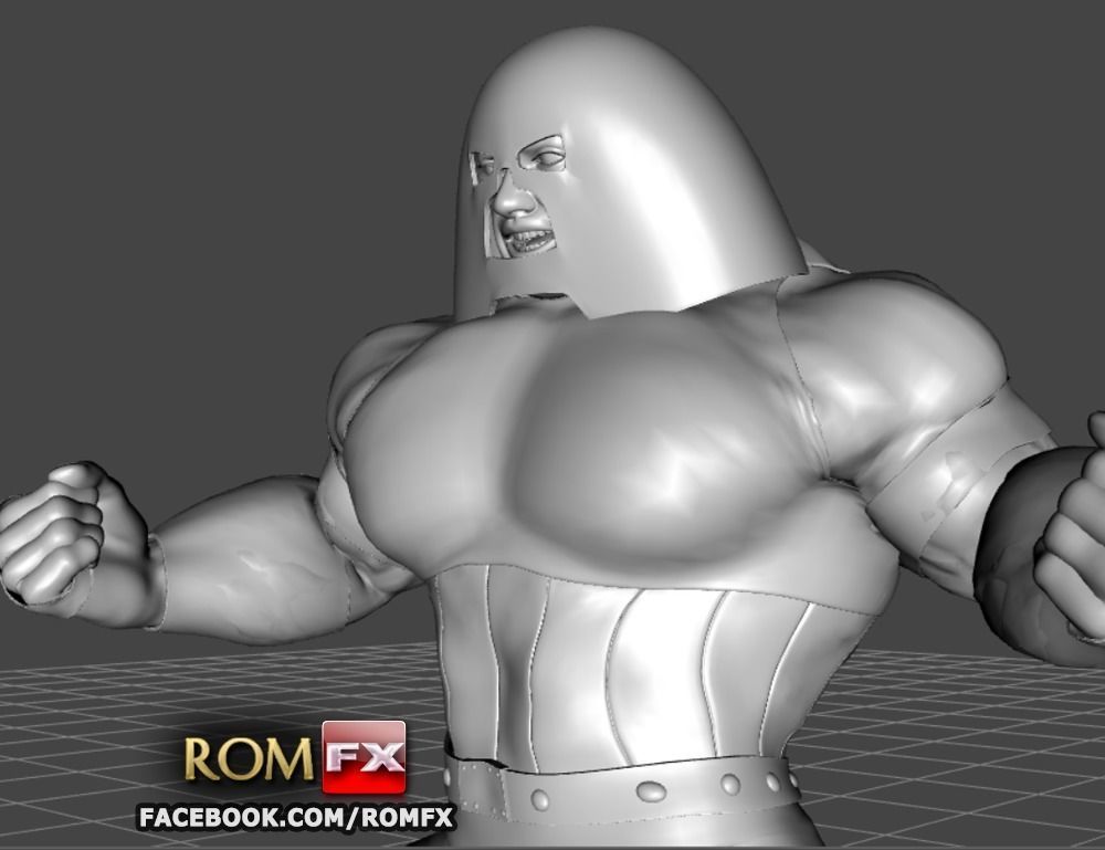 Unstoppable Colossus - Might Action Figure 3D print model_9