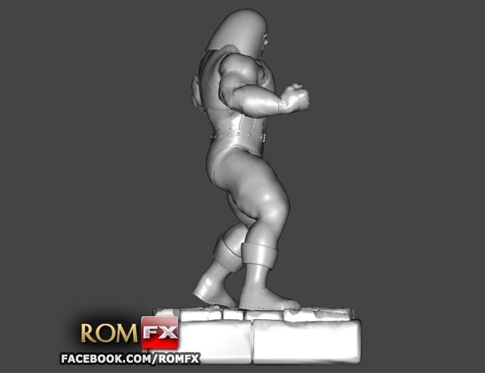 Unstoppable Colossus - Might Action Figure 3D print model_4
