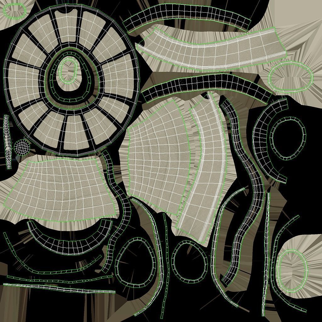 Egypt Warrior Low-poly 3D model_11