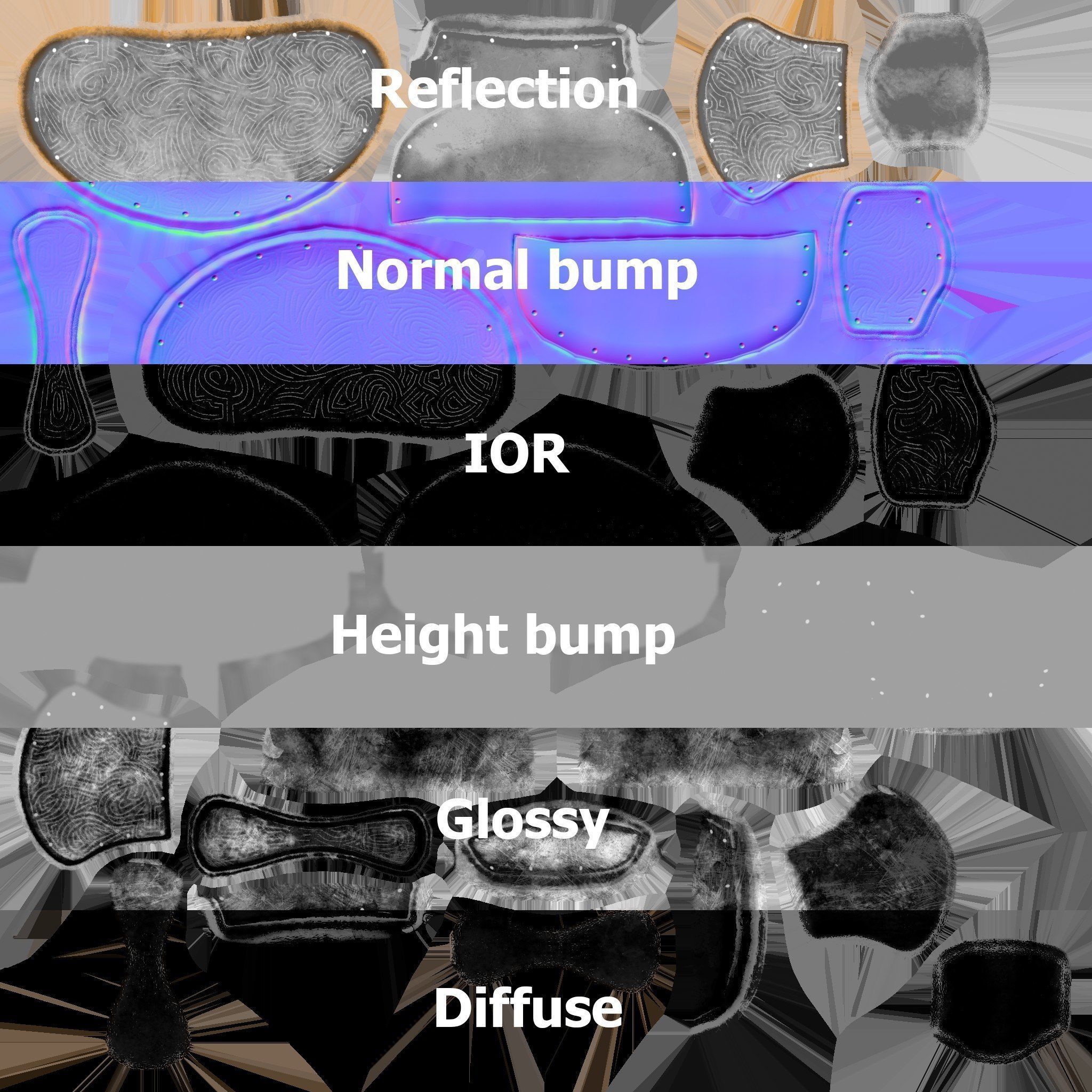Angel Knight by Fear1ess Low-poly 3D model_16