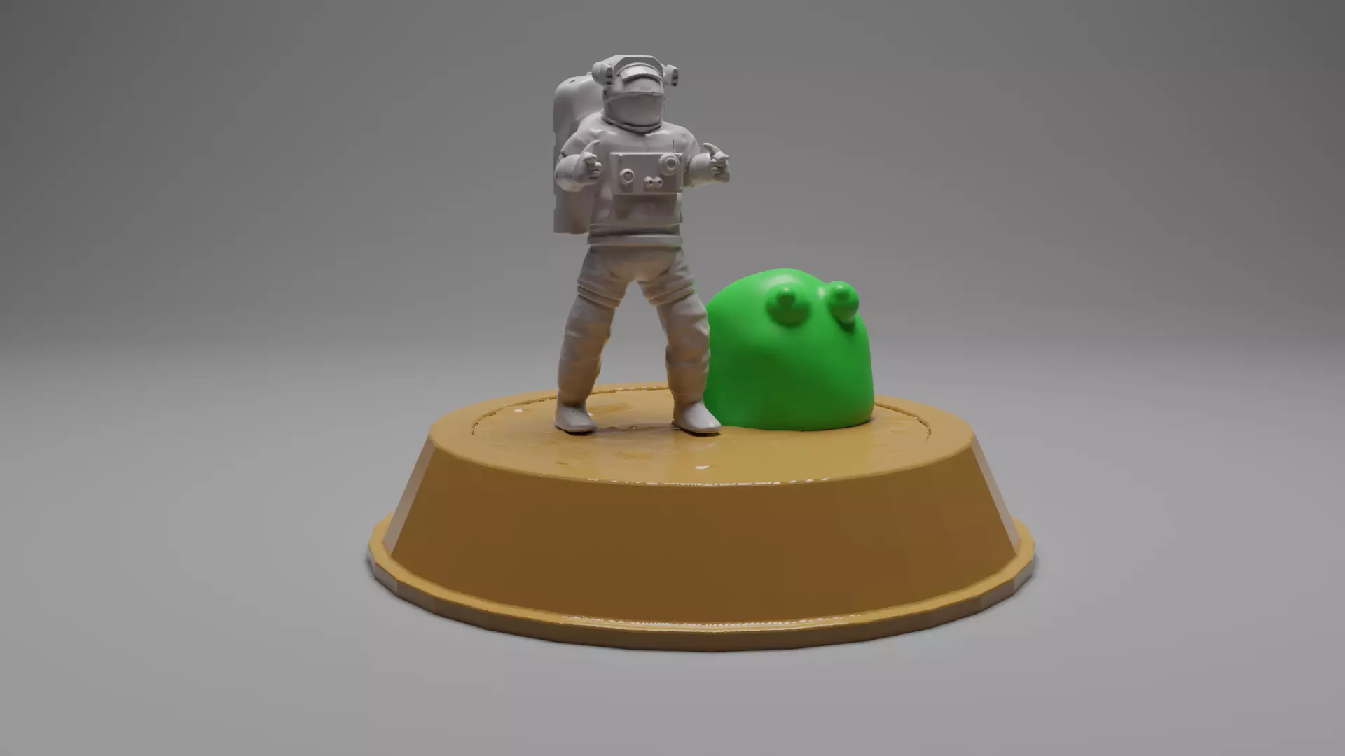 Cal and Splurt - 3D Print concept - Space Team Free 3D print model