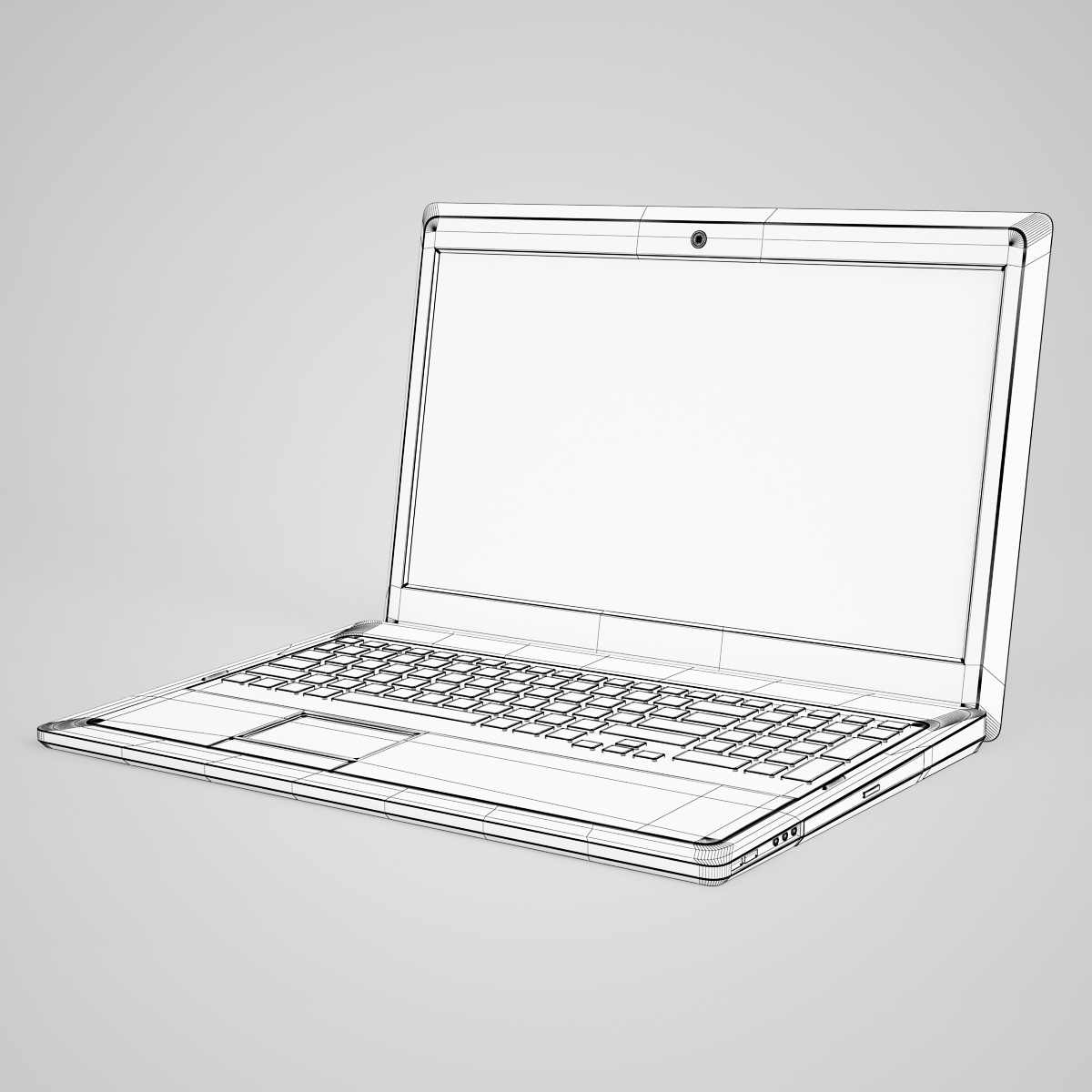 CGAxis Black Notebook 3D model_7