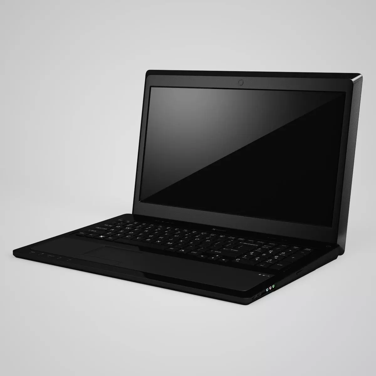 CGAxis Black Notebook 3D model_0