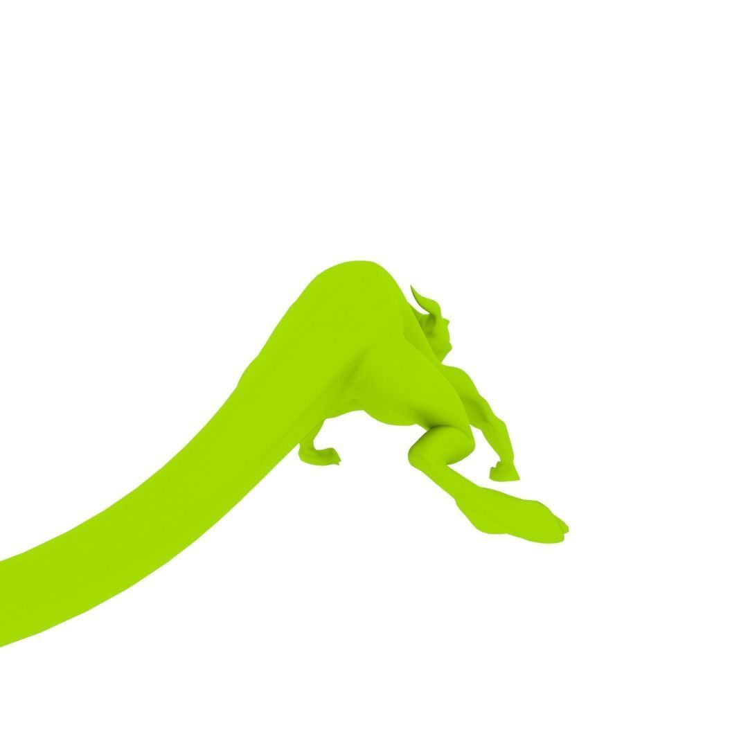 Lizard Dragon SMALL Low-poly 3D model_36