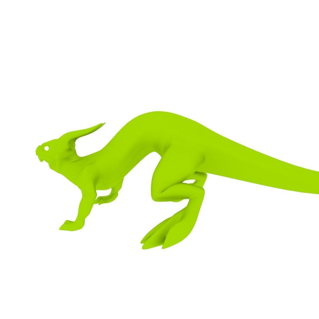 Lizard Dragon SMALL Low-poly 3D model_46