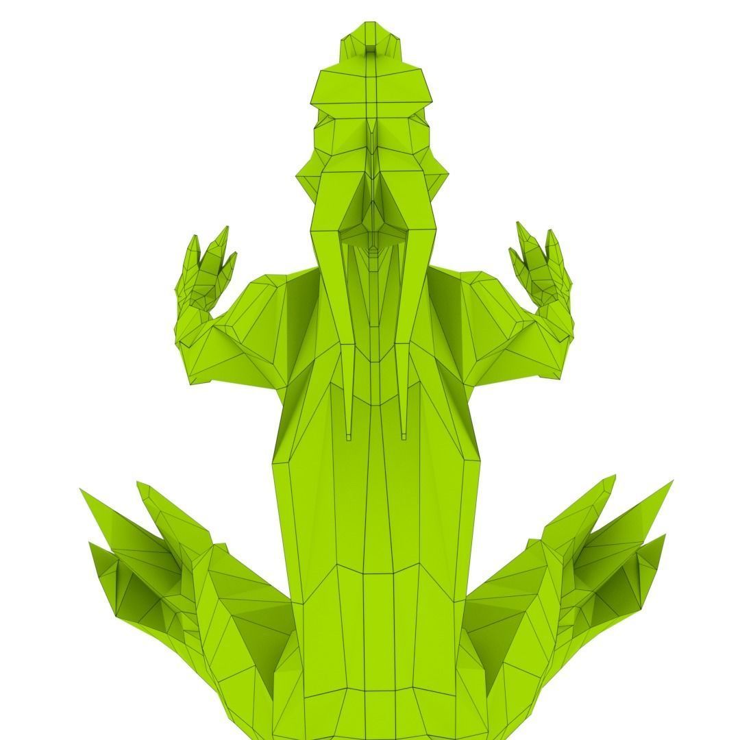Lizard Dragon SMALL Low-poly 3D model_14