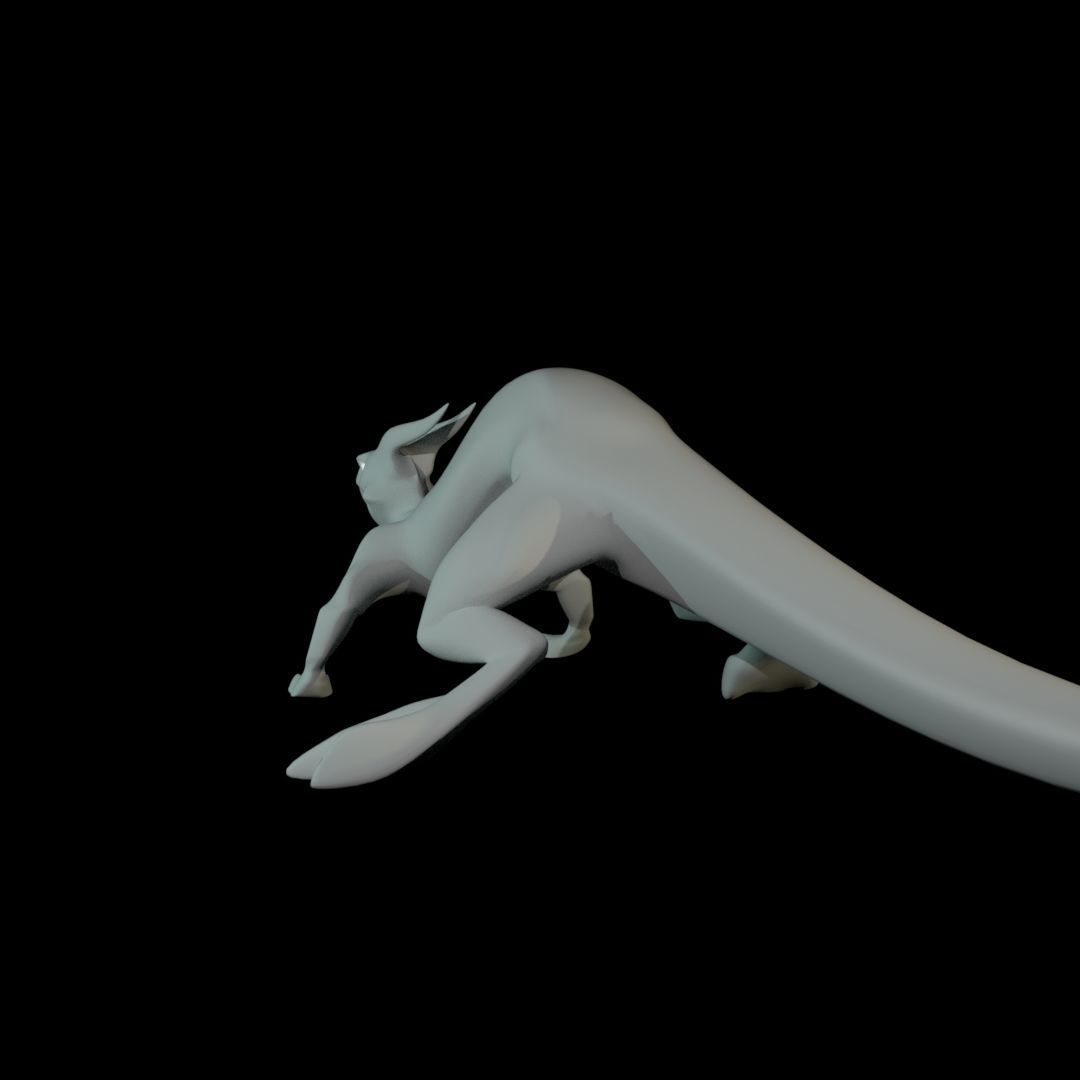 Lizard Dragon SMALL Low-poly 3D model_61
