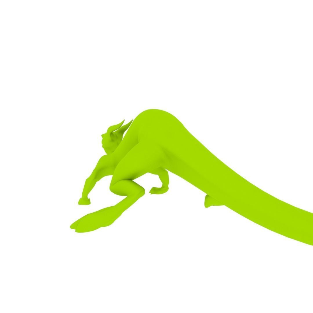 Lizard Dragon SMALL Low-poly 3D model_41