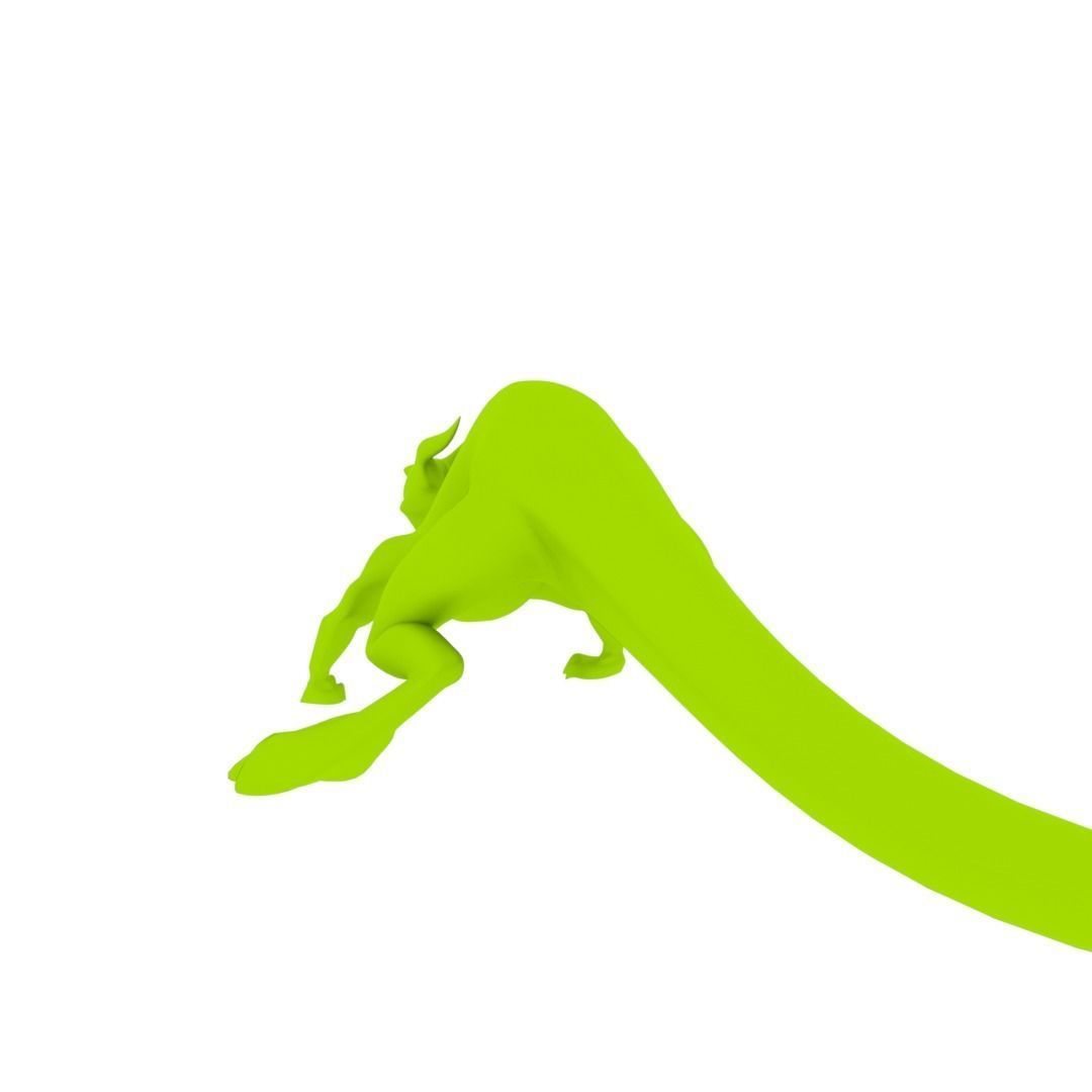 Lizard Dragon SMALL Low-poly 3D model_40