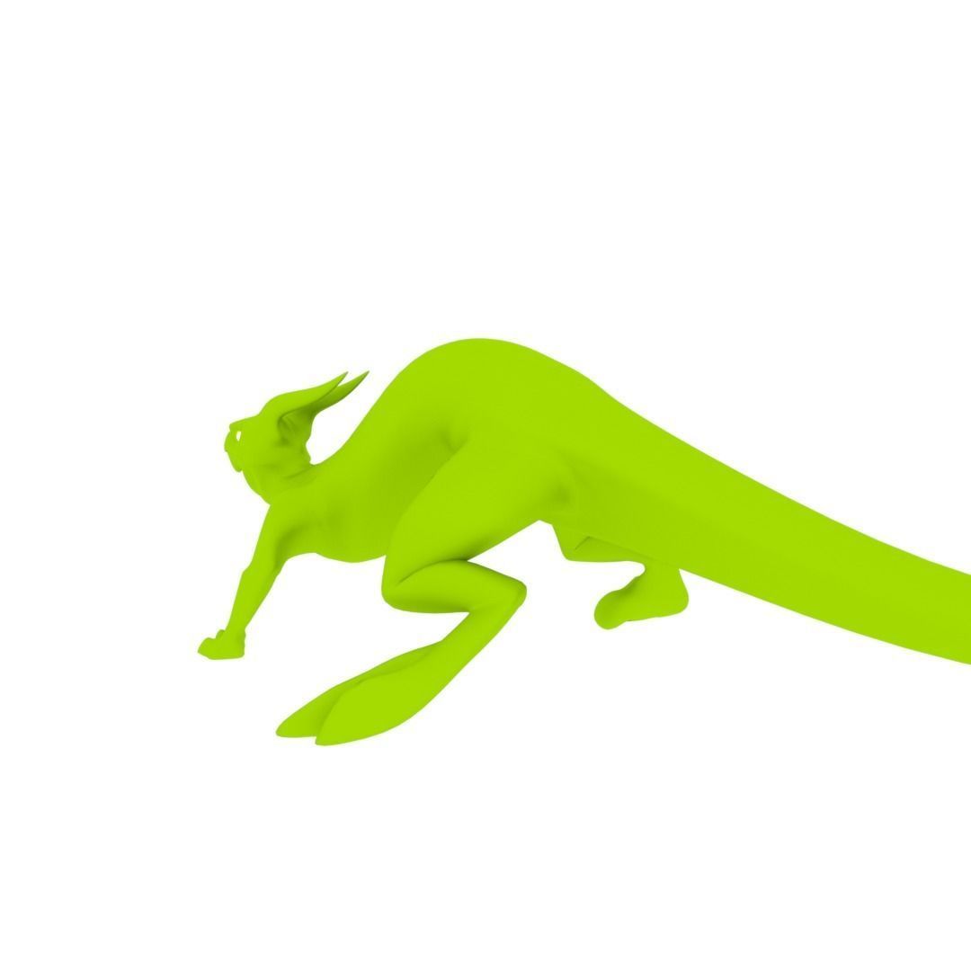 Lizard Dragon SMALL Low-poly 3D model_43