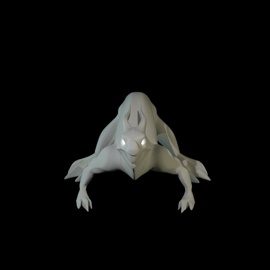 Lizard Dragon SMALL Low-poly 3D model_65