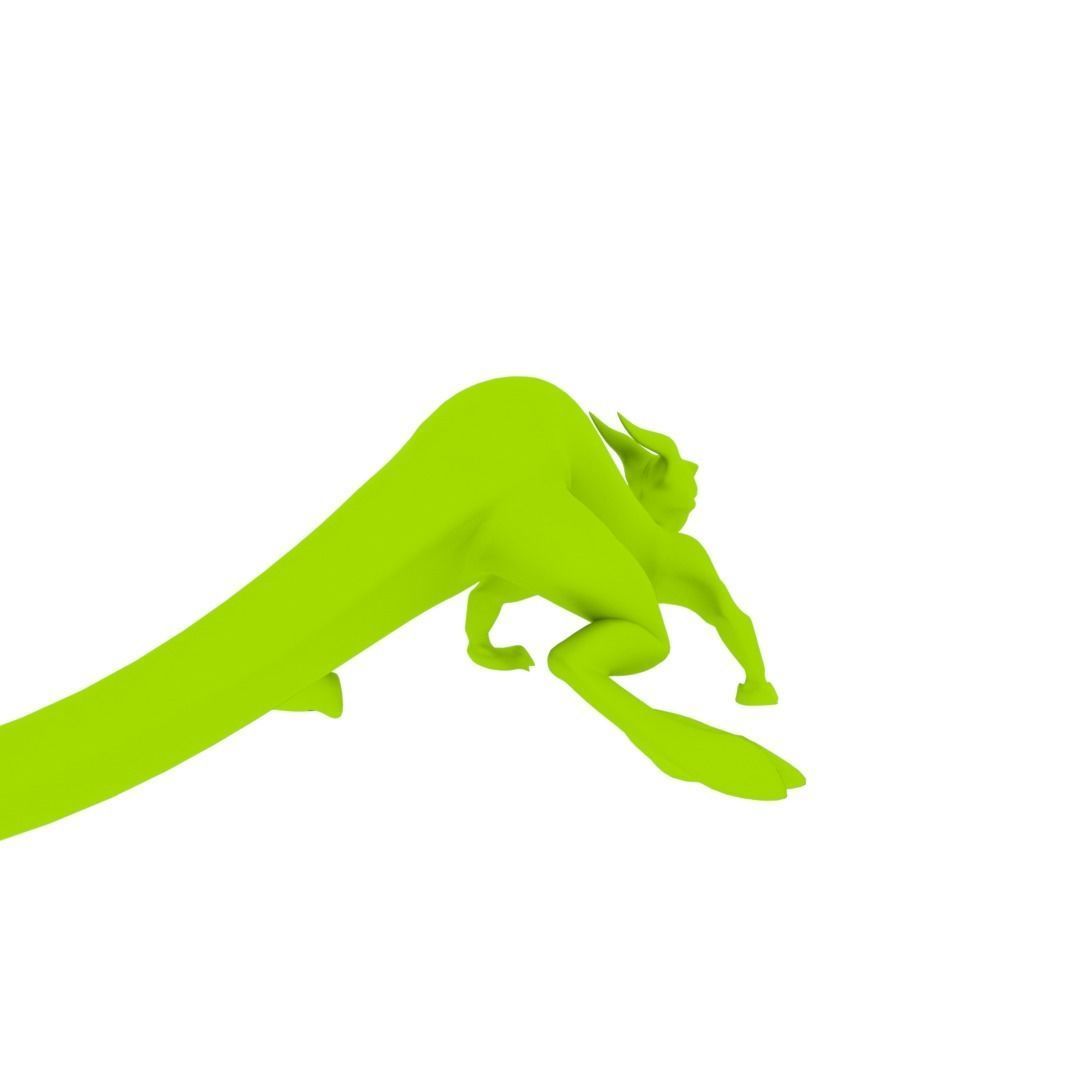 Lizard Dragon SMALL Low-poly 3D model_35