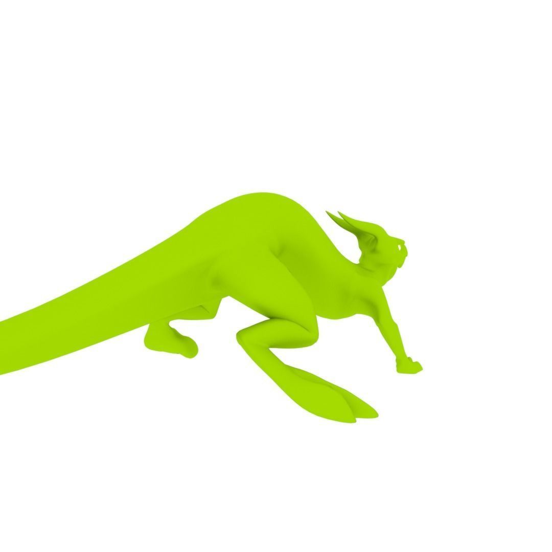 Lizard Dragon SMALL Low-poly 3D model_33