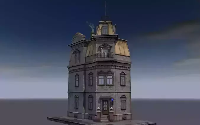 A building with a police station