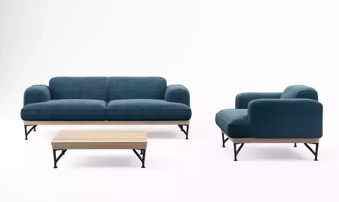 De la Espada armstrong sofa and armchair 