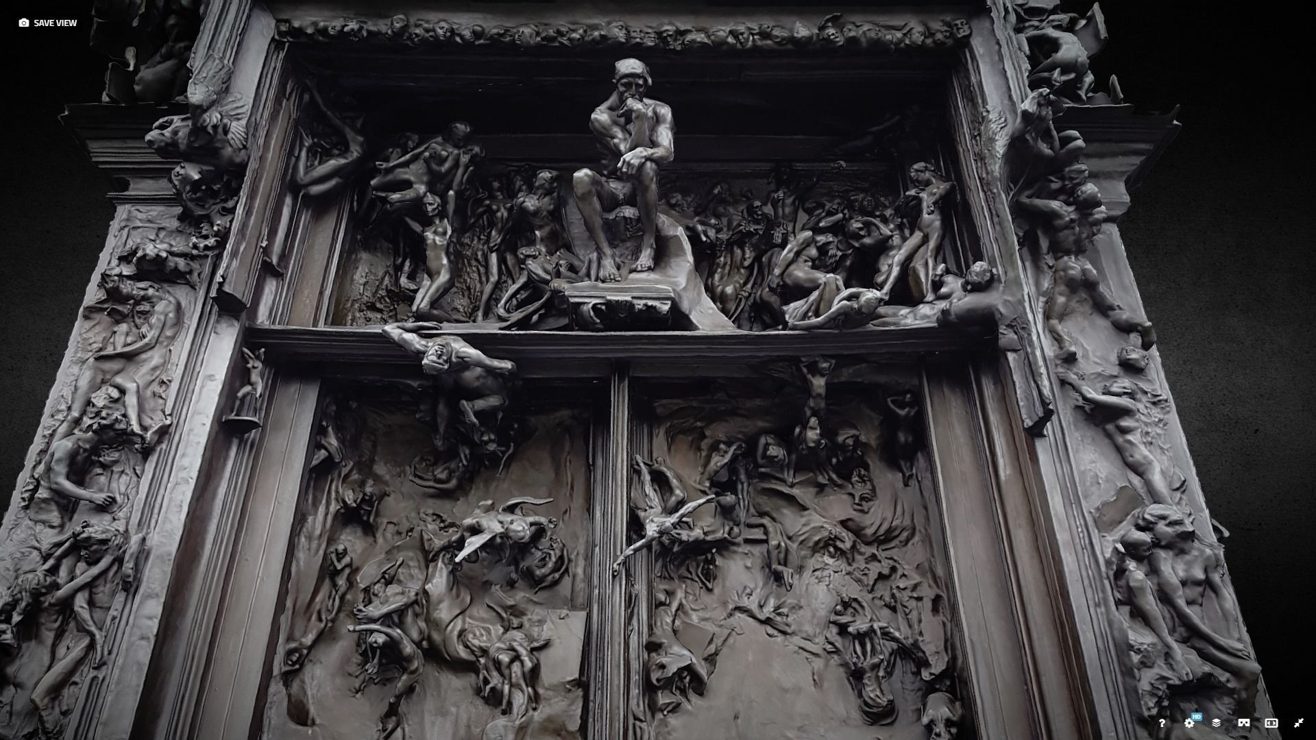 Rodin Gates of Hell photogrammetry scan 3D model_1