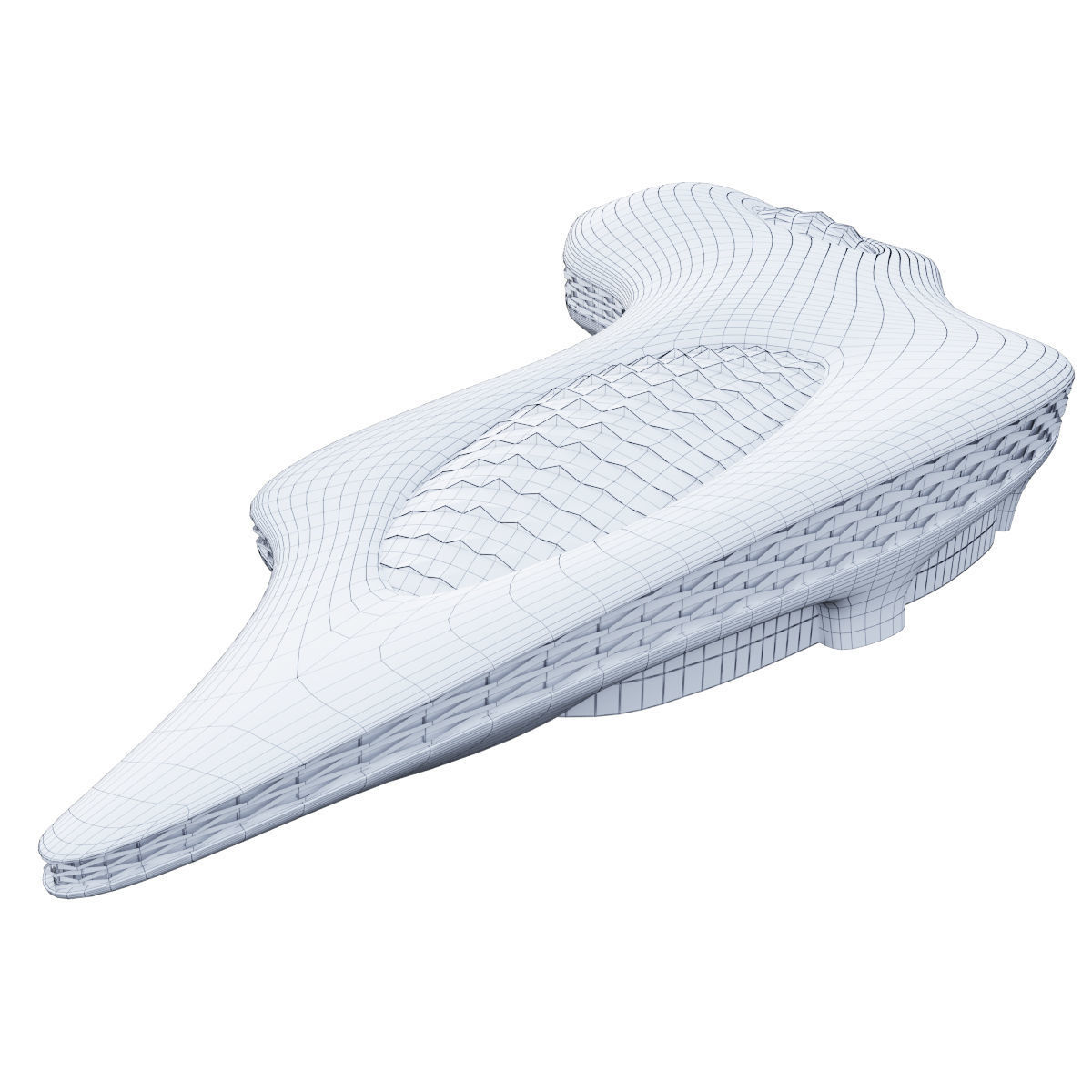 Futuristic building 8 3D model_6