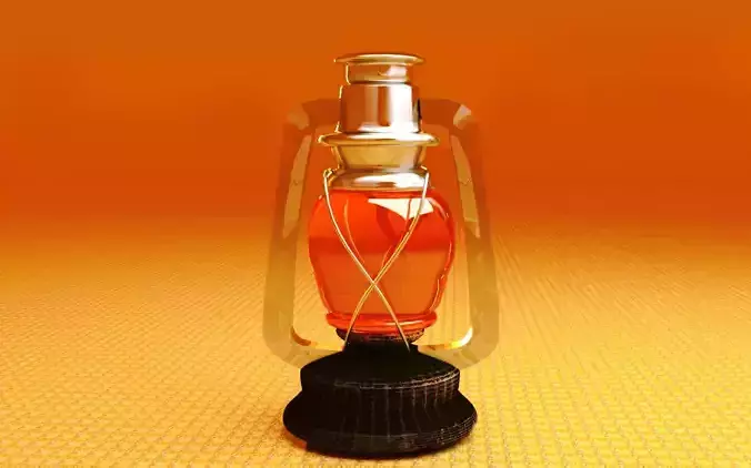 Model Glass Oli Lamp 