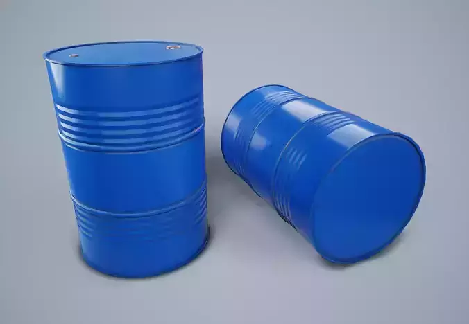 Oil Drum PBR Game Ready