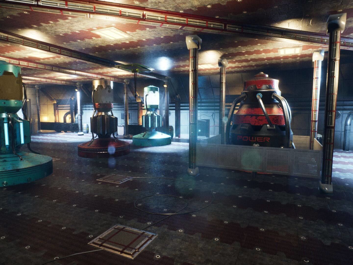 SF Base for Unreal Low-poly 3D model_14