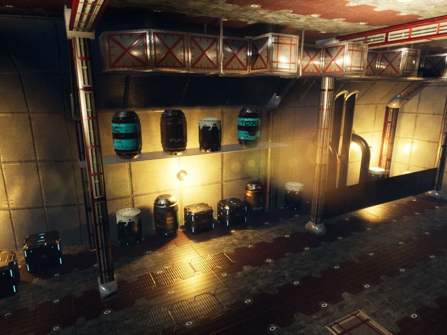 SF Base for Unreal Low-poly 3D model_10