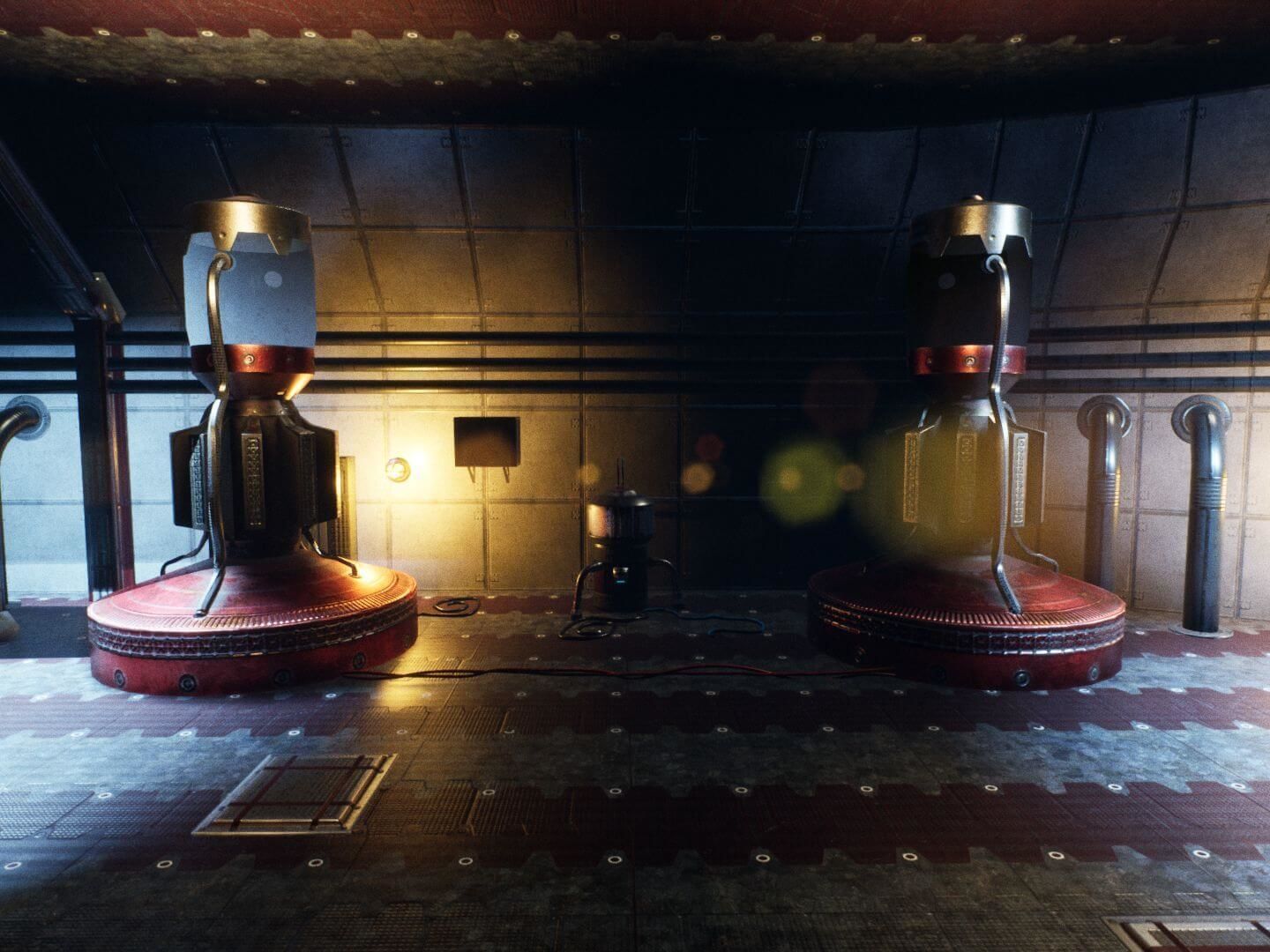 SF Base for Unreal Low-poly 3D model_8