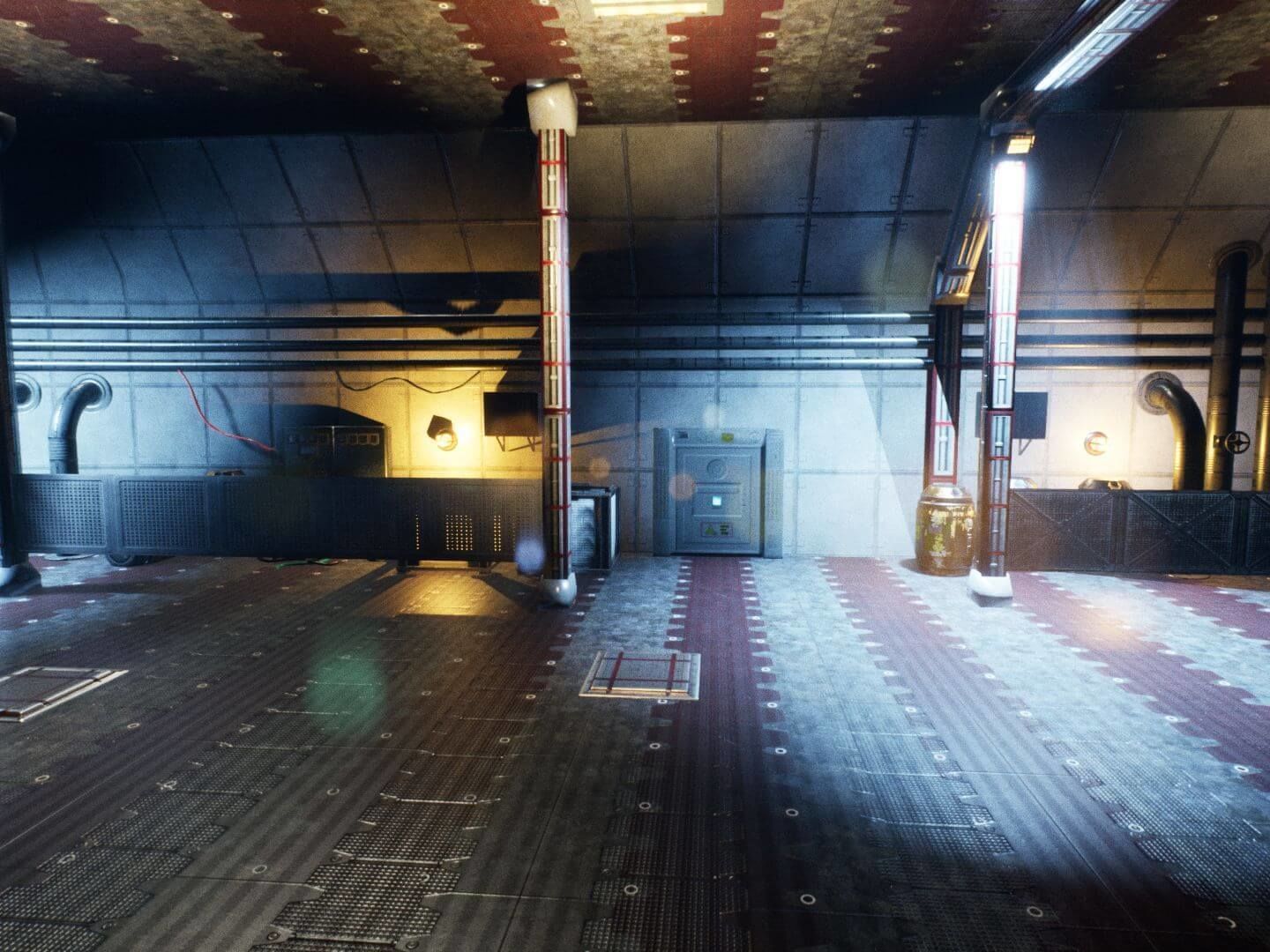 SF Base for Unreal Low-poly 3D model_7