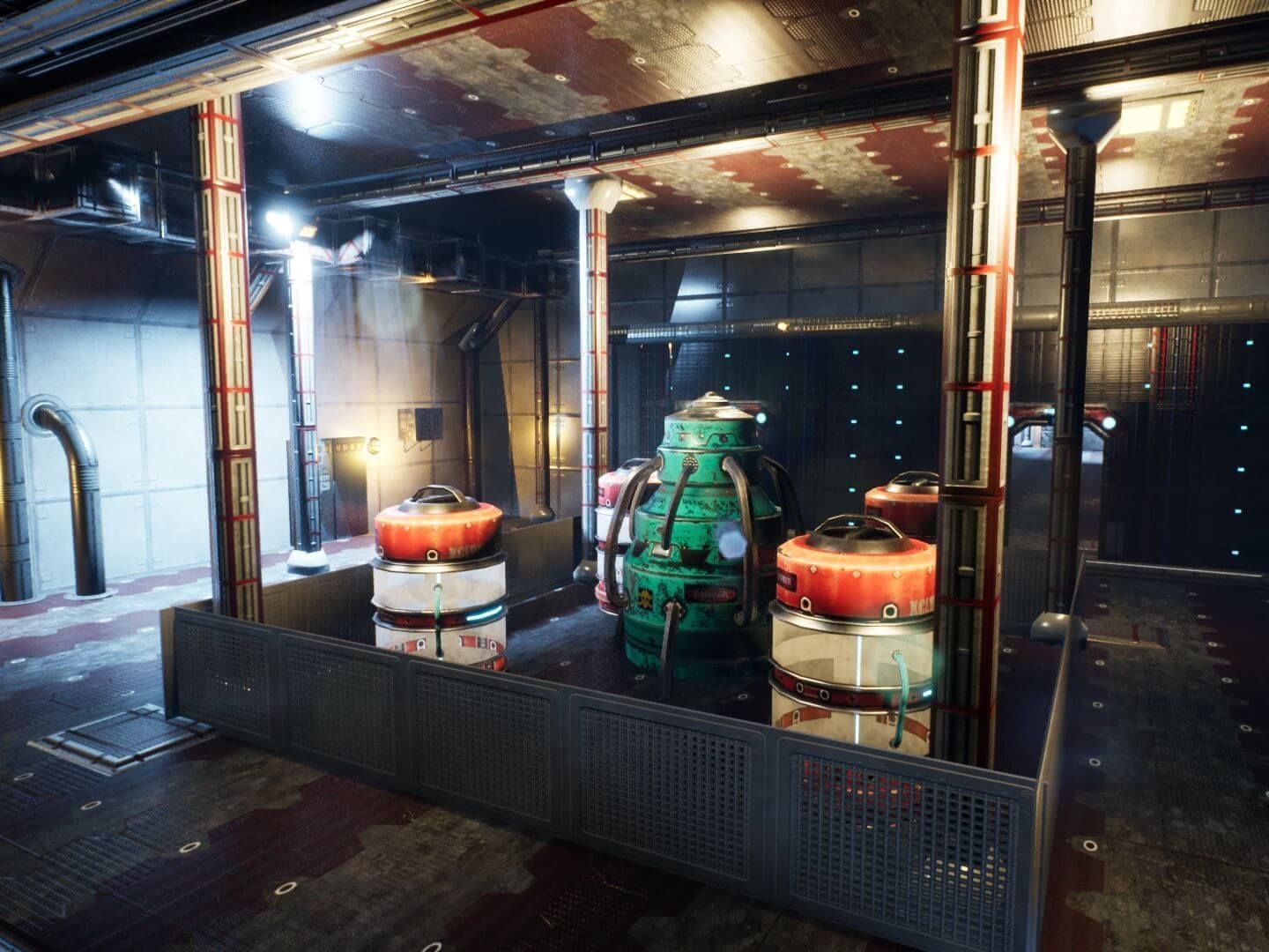 SF Base for Unreal Low-poly 3D model_4