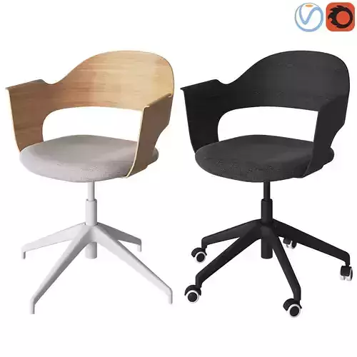 FJALLBERGET chair with wooden seat and base