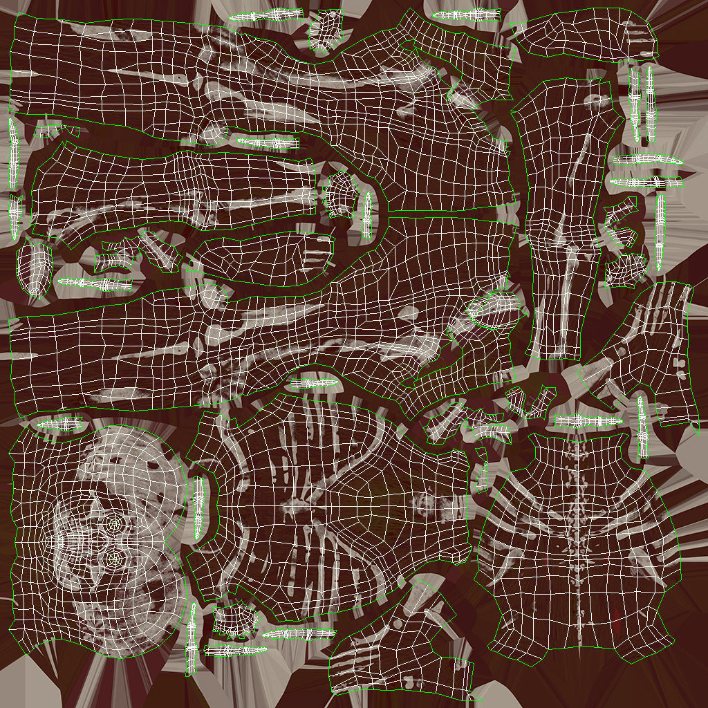 Zombie Rigged Low-poly 3D model_10