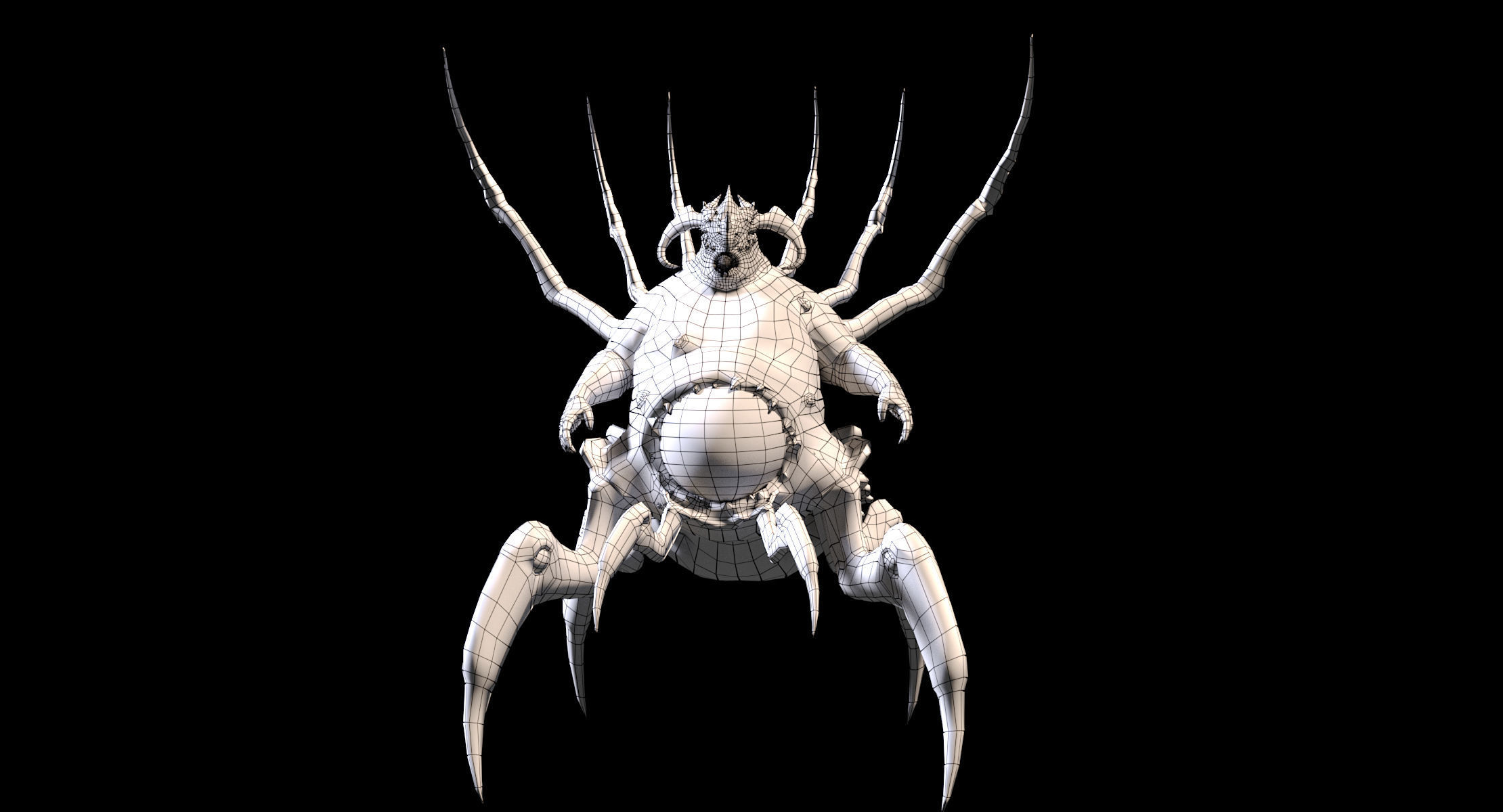 Creature Crawler Low-poly 3D model_8