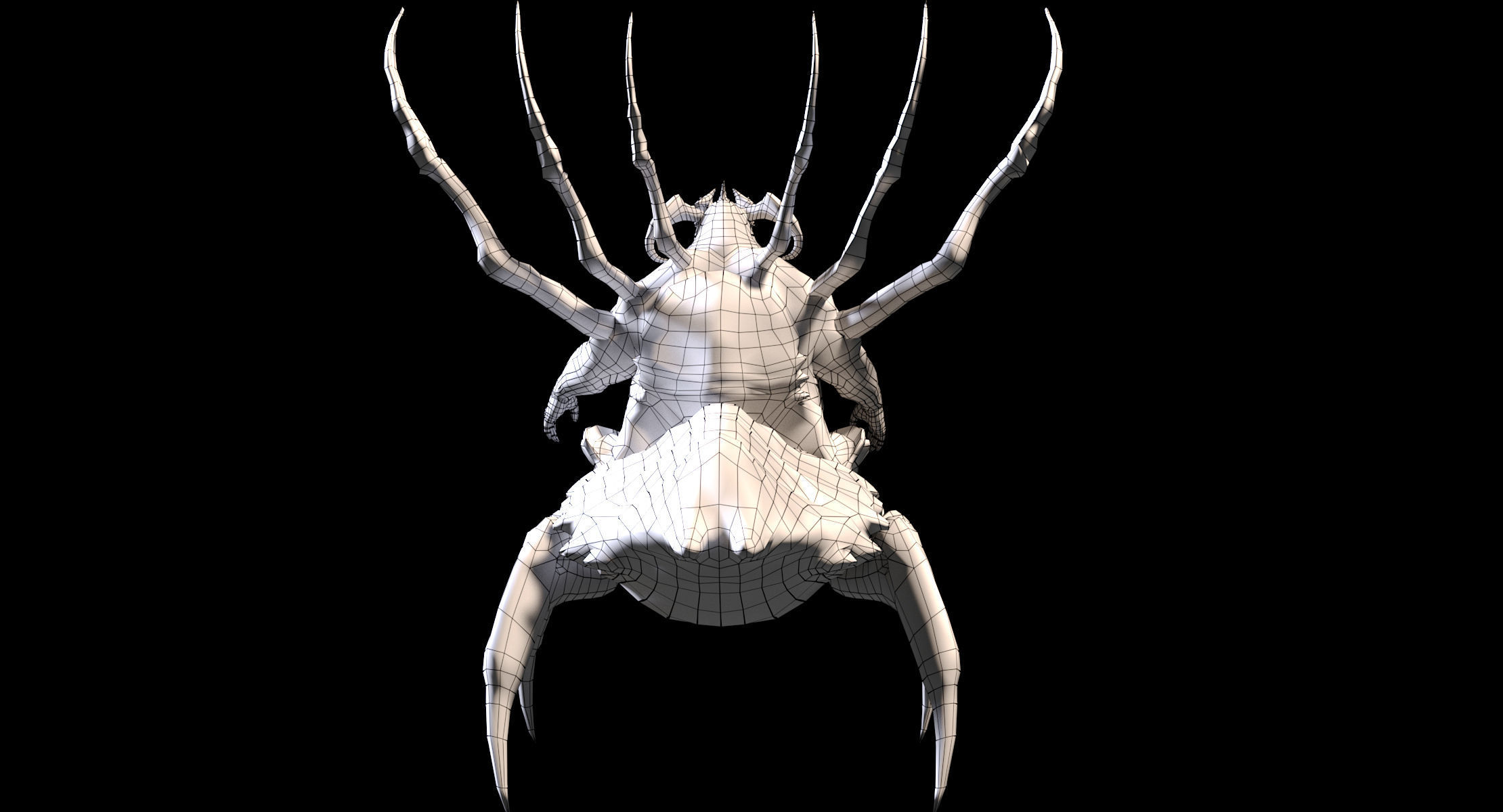 Creature Crawler Low-poly 3D model_11
