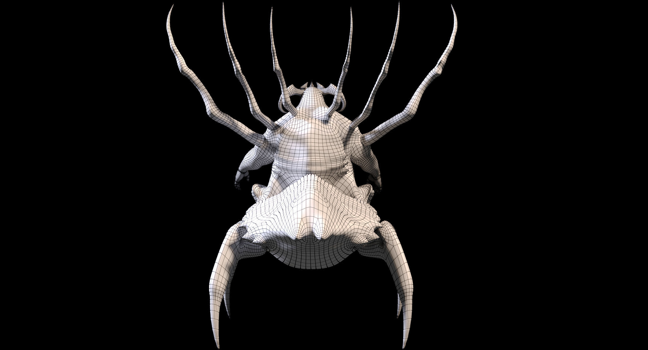 Creature Crawler Low-poly 3D model_12