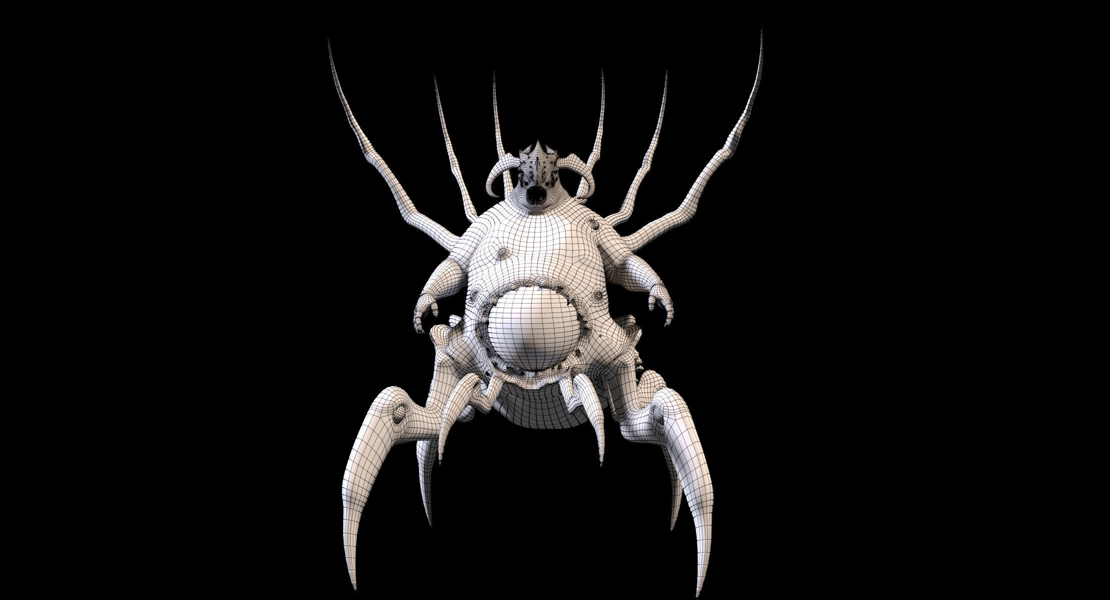 Creature Crawler Low-poly 3D model_9