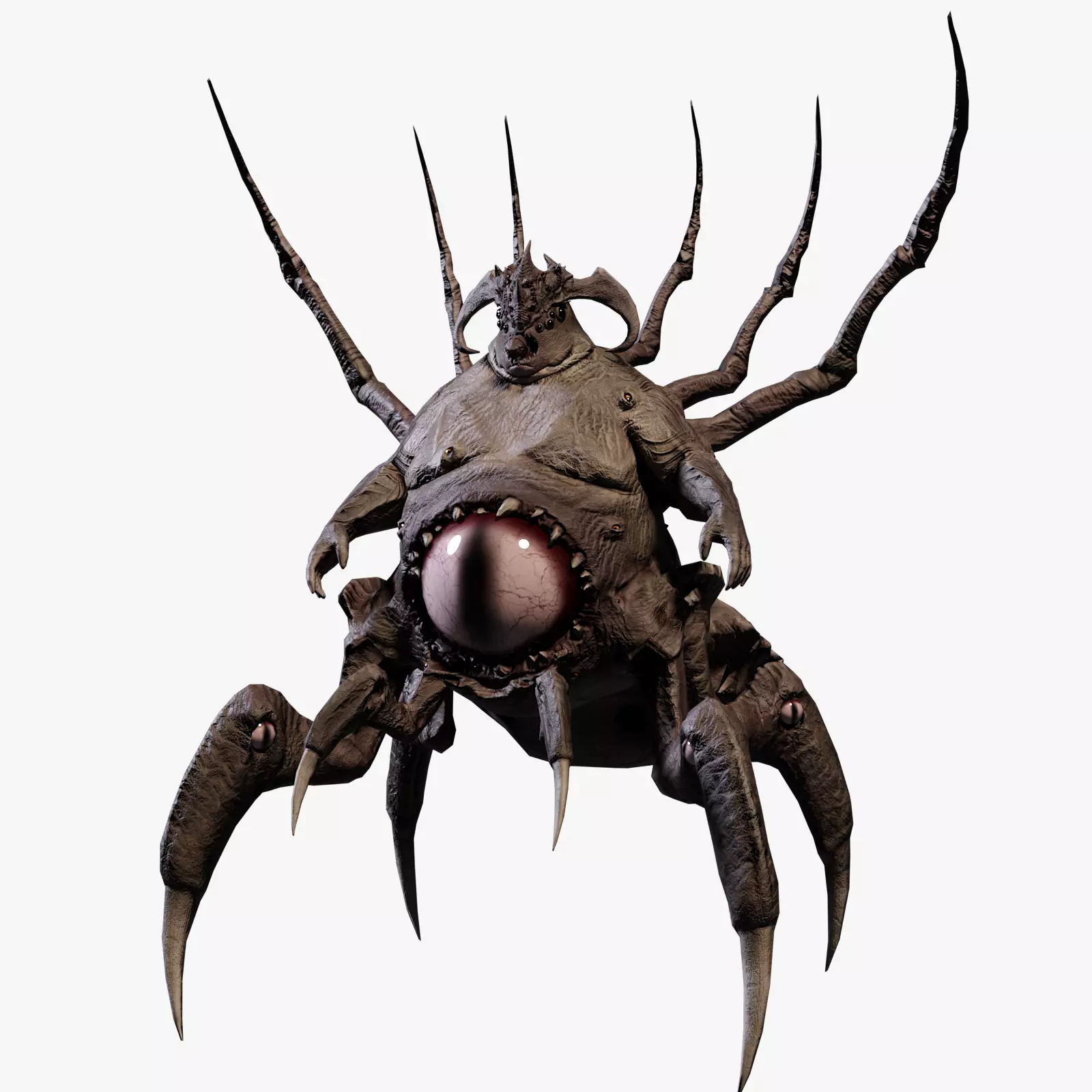 Creature Crawler Low-poly 3D model_0