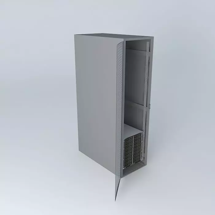 Huawei Cabinet with E9000 Server Hosting Platform Free 3D model_0