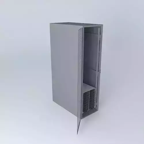 Huawei Cabinet with E9000 Server Hosting Platform Free 3D model